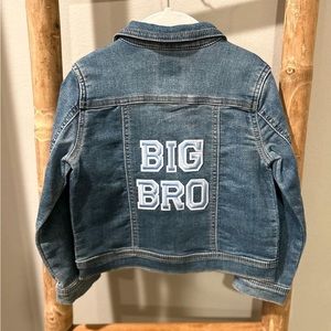 BIG BRO | BIG BROTHER | Custom Toddler Denim Jacket